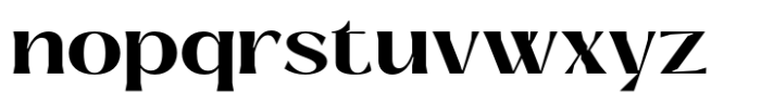 Signora Classica Semi Bold Expanded Font LOWERCASE