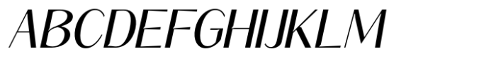 Signora Classica Slant Sans Font UPPERCASE