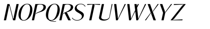 Signora Classica Slant Sans Font UPPERCASE