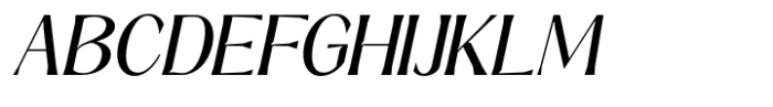 Signora Classica Slant Font UPPERCASE