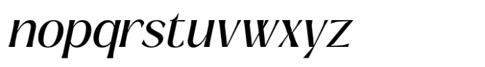 Signora Classica Slant Font LOWERCASE