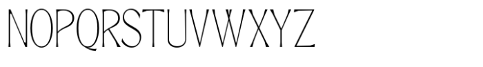 Signora Classica Thin Condensed Font UPPERCASE