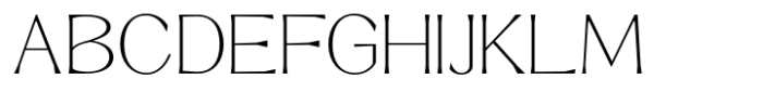 Signora Classica Thin Expanded Font UPPERCASE