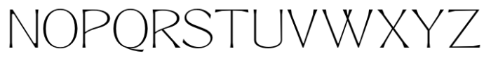 Signora Classica Thin Expanded Font UPPERCASE