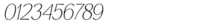 Signora Classica Thin Slant Font OTHER CHARS