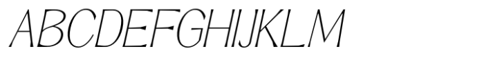 Signora Classica Thin Slant Font UPPERCASE