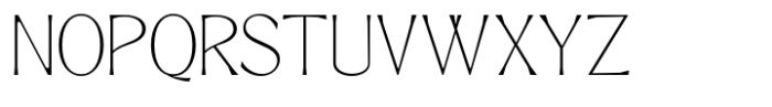 Signora Classica Thin Font UPPERCASE