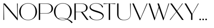 Signoria Wide Font UPPERCASE