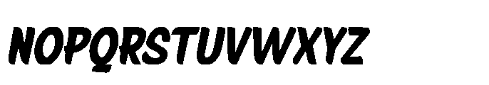 Signpaint Corporate Black Slanted Font UPPERCASE