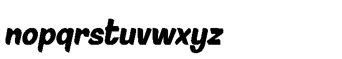 Signpaint Corporate Black Slanted Font LOWERCASE