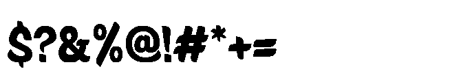 Signpaint Corporate Black Font OTHER CHARS