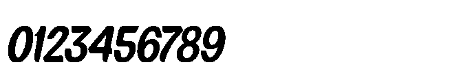 Signpaint Corporate Bold Slanted Font OTHER CHARS