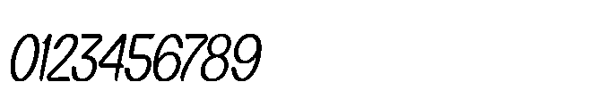 Signpaint Corporate Extralight Slanted Font OTHER CHARS