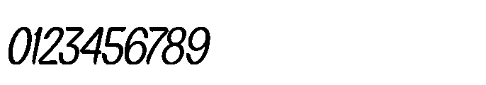 Signpaint Corporate Light Slanted Font OTHER CHARS
