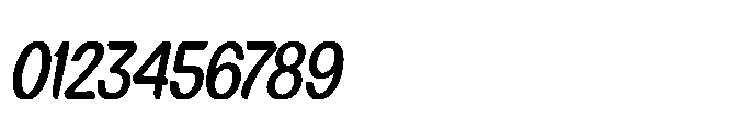 Signpaint Corporate Medium Slanted Font OTHER CHARS