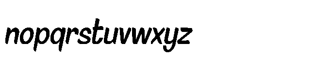 Signpaint Corporate Medium Slanted Font LOWERCASE
