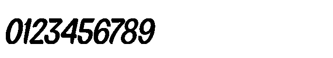Signpaint Corporate Semibold Slanted Font OTHER CHARS