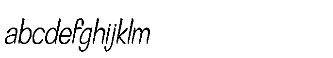 Signpaint Corporate Thin Slanted FONT