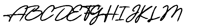 Signprint Font UPPERCASE