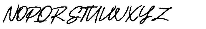 Signprint Font UPPERCASE