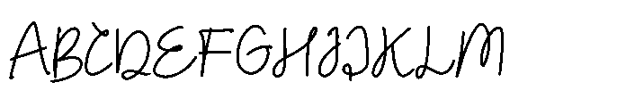 Signrules Font UPPERCASE