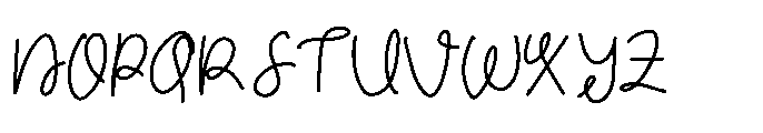 Signrules Font UPPERCASE