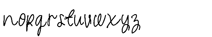 Signrules Font LOWERCASE