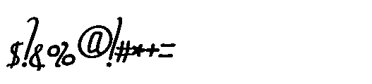 Signum Regis Bold Italic Font OTHER CHARS