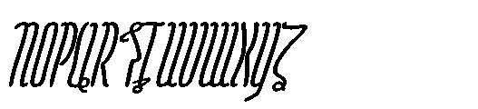 Signum Regis Bold Italic Font UPPERCASE