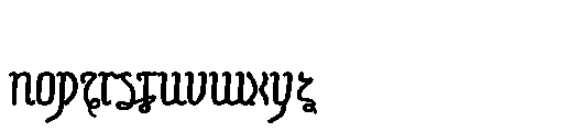 Signum Regis Bold Font LOWERCASE