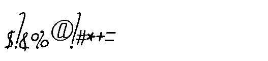 Signum Regis Italic Font OTHER CHARS