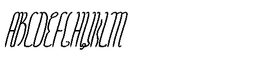 Signum Regis Italic Font UPPERCASE