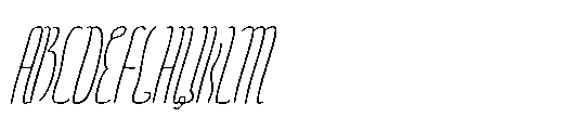 Signum Regis Light Italic Font UPPERCASE