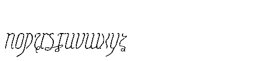 Signum Regis Light Italic Font LOWERCASE