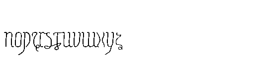 Signum Regis Light Font LOWERCASE