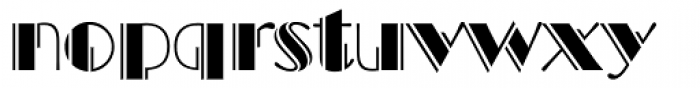 Signum Font LOWERCASE