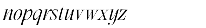 Sigurd Light Italic Font LOWERCASE