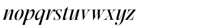 Sigurd Regular Italic Font LOWERCASE