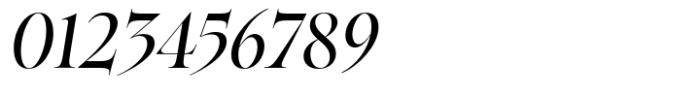 Sigurd Regular Semi Italic Font OTHER CHARS