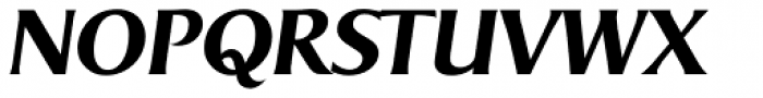 Sigvar Serial Bold Italic Font UPPERCASE