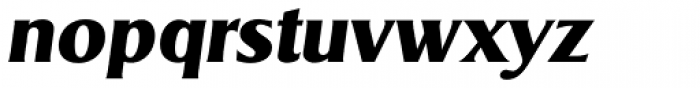 Sigvar Serial ExtraBold Italic Font LOWERCASE