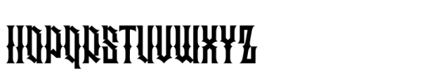 Sikstu Font UPPERCASE