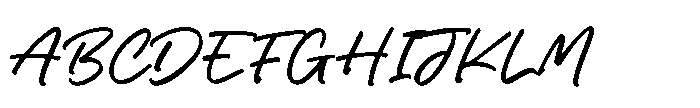 Silent Autograph Font UPPERCASE