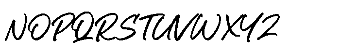 Silent Autograph Font UPPERCASE
