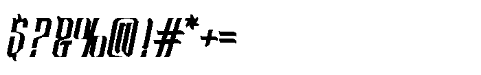 Silent Blade Font OTHER CHARS