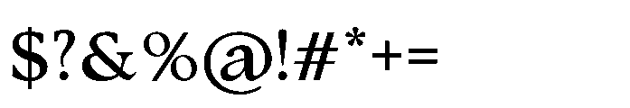 Silent Citadel Regular Font OTHER CHARS