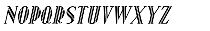 Silent Drama JNL Oblique Font LOWERCASE