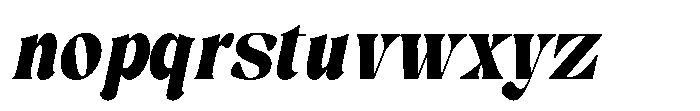 Silent Elegance Italic Font LOWERCASE