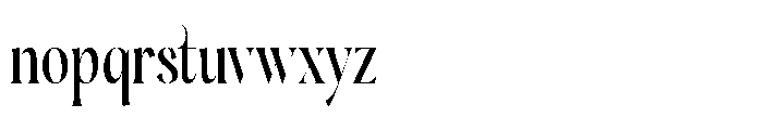 Silent Gingers Regular Font LOWERCASE