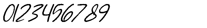 Silent Joy Italic Font OTHER CHARS
